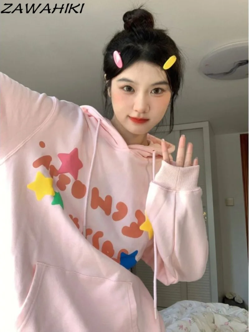 Kawaii Streetwear Pink Hoodie Sweatshirt Cartoon Graphic Hoodie Autumn Harajuku Anime Hooded Pullover Hip Hop Hoodies
Kawaii Streetwear Pink Hoodie Sweatshirt Cartoon Graphic Hoodie Autumn Harajuku Anime Hooded Pullover Hip Hop Hoodies