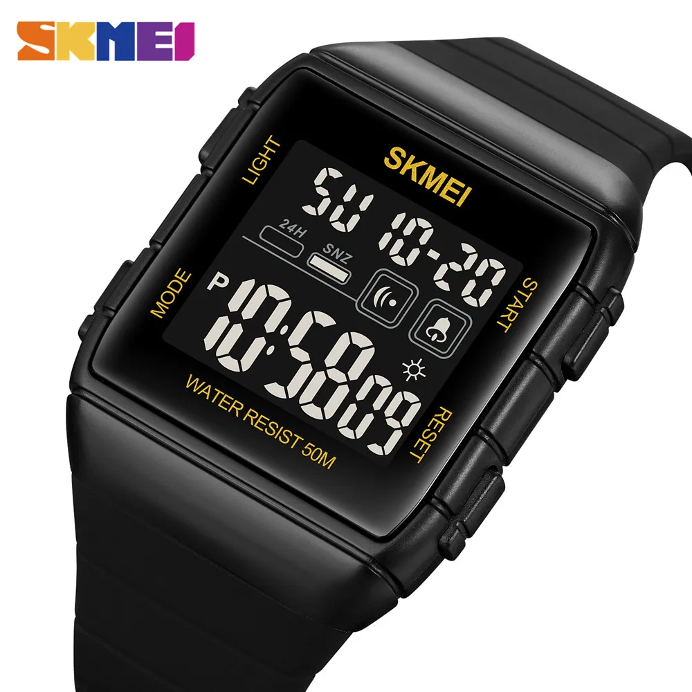 SKMEI Japan Digital movement Mens Sport Watches Military Countdown Alarm Clock 5Bar Waterproof LED Light Wristwatch reloj hombre
SKMEI Japan Digital movement Mens Sport Watches Military Countdown Alarm Clock 5Bar Waterproof LED Light Wristwatch reloj hombre