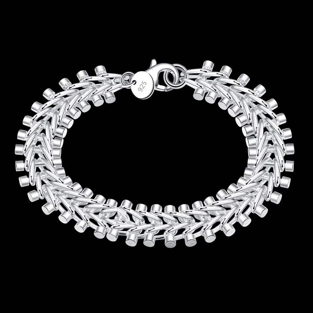 Fishbone Steampunk Men's Hand Bracelets 925 Stamp Silver Color Trendy Woman Jewelry 2022 Luxury Quality Jewelry Men Accessories
Fishbone Steampunk Men's Hand Bracelets 925 Stamp Silver Color Trendy Woman Jewelry 2022 Luxury Quality Jewelry Men Accessories