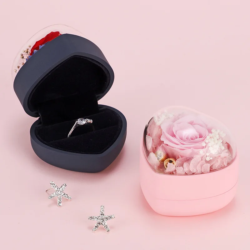 ROSE SAPCE Everrose Flower Heart Ring Gift Box Valentine's Day Christmas Birthday Party Couple Proposal Gift
ROSE SAPCE Everrose Flower Heart Ring Gift Box Valentine's Day Christmas Birthday Party Couple Proposal Gift