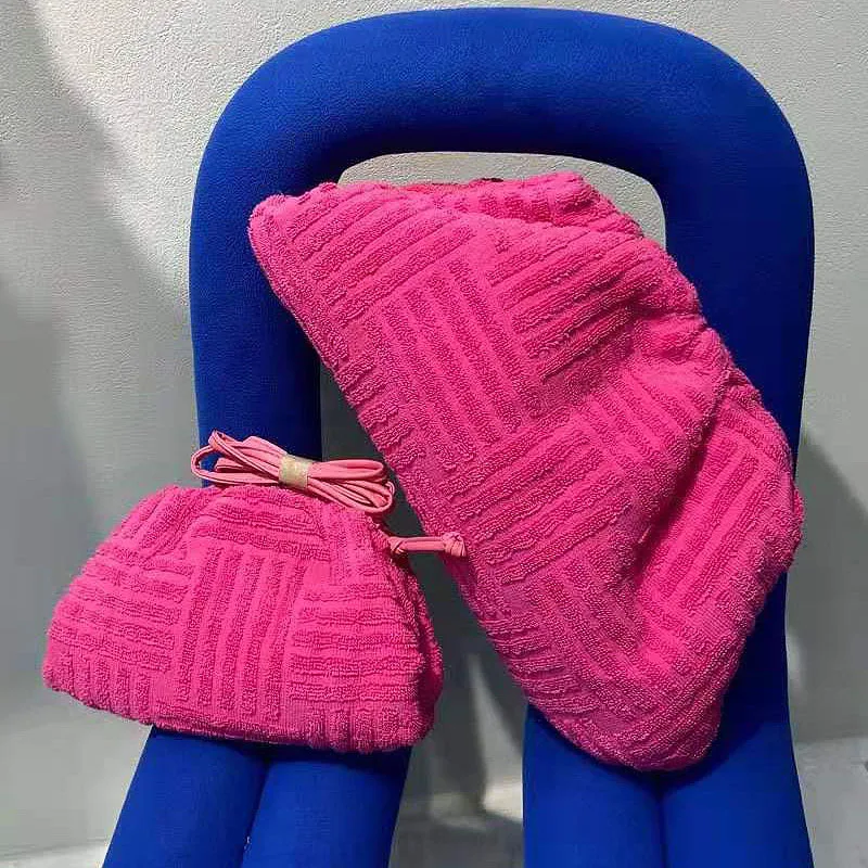 Women's Clutch Bag Luxury Ladies Handbags Designer Noble Shoulder Bag Fashion Pink Towel Canvas Hobos Crossbody Bags
Women's Clutch Bag Luxury Ladies Handbags Designer Noble Shoulder Bag Fashion Pink Towel Canvas Hobos Crossbody Bags