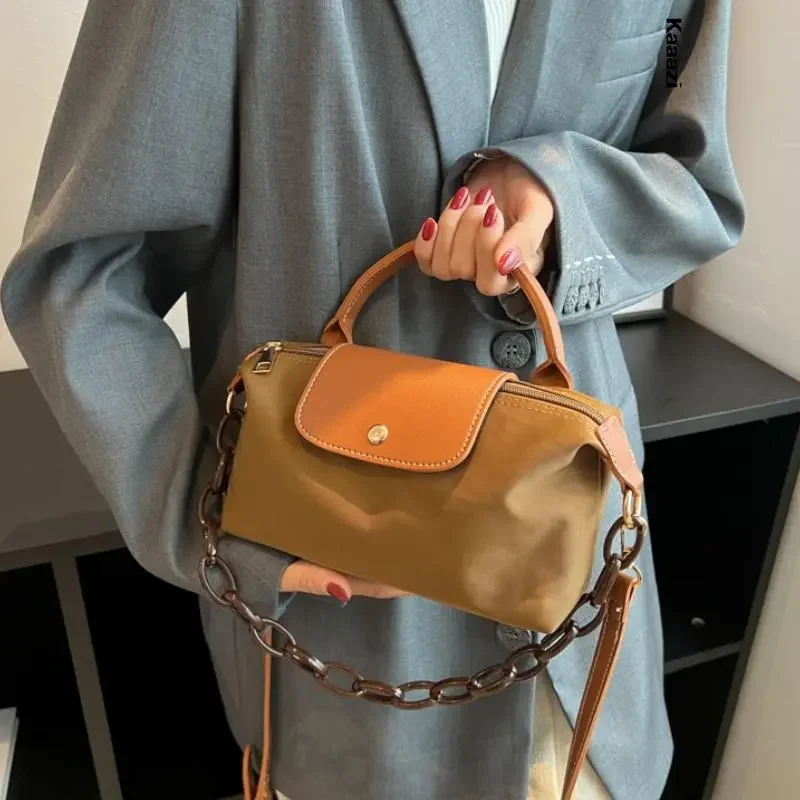 

Fashion Small Nylon Luxury Crossbody Brand Simply Handbag For Bags Bag Women Ladie Chain Designer Casual Underarm Shoulder Hobo
