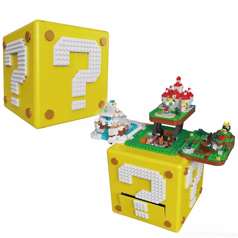 NEW In Super 64 Question Mark Blocks Model Bricks Game Building Blocks 71395 Bricks Educational Toys for Kids Birthday Gifts
NEW In Super 64 Question Mark Blocks Model Bricks Game Building Blocks 71395 Bricks Educational Toys for Kids Birthday Gifts