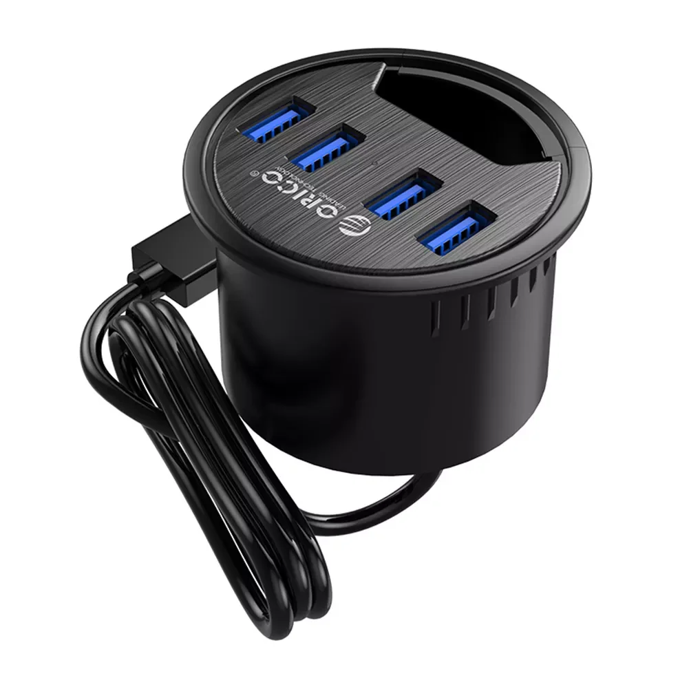 USB HUB USB3.0 Mount In Desk Multi USB 3.0 Splitter 5Gbps High Speed Desktop Grommet USB 3.0 HUB Adapter For PC/Tablet
USB HUB USB3.0 Mount In Desk Multi USB 3.0 Splitter 5Gbps High Speed Desktop Grommet USB 3.0 HUB Adapter For PC/Tablet