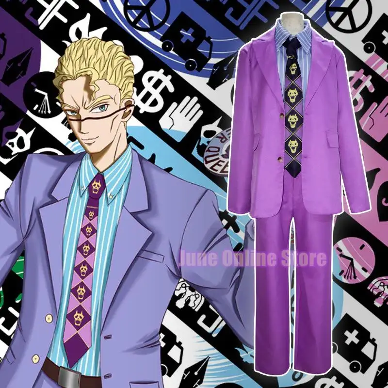 JoJo's Bizarre Adventure Kira Yoshikage Cosplay Costume Outfits Halloween Carnival Suit
JoJo's Bizarre Adventure Kira Yoshikage Cosplay Costume Outfits Halloween Carnival Suit