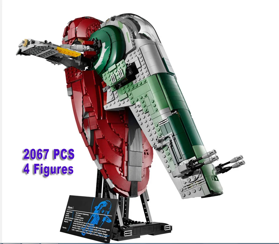 UCS Slave 1 Building Block Bricks 19029 Educational Toys Birthday Christmas Gifts 60062 05037 Compatible 75060
UCS Slave 1 Building Block Bricks 19029 Educational Toys Birthday Christmas Gifts 60062 05037 Compatible 75060