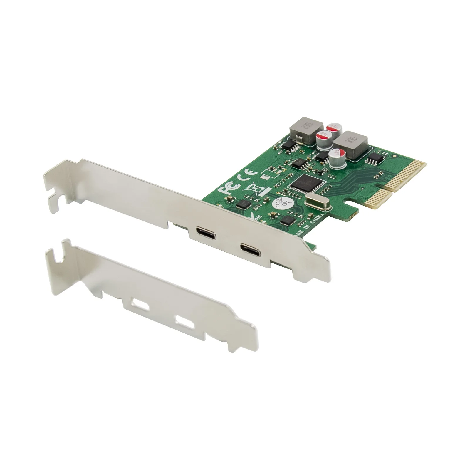 PCIE to Type-c Expansion card usb3.1 adapter 10GB teamwork ASM1142 No power supply
PCIE to Type-c Expansion card usb3.1 adapter 10GB teamwork ASM1142 No power supply