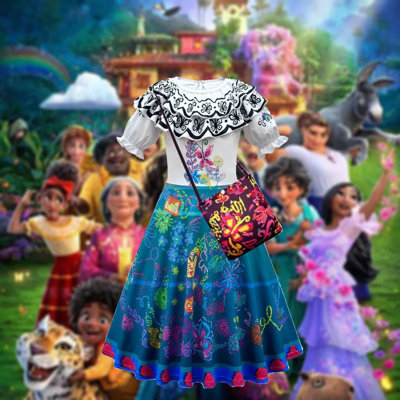 Encanto Mirabel Madrigal Cosplay Costume Girl Dress Woman Fancy Dresses for Carnival Halloween Princess Dress Earrings glasses
Encanto Mirabel Madrigal Cosplay Costume Girl Dress Woman Fancy Dresses for Carnival Halloween Princess Dress Earrings glasses
