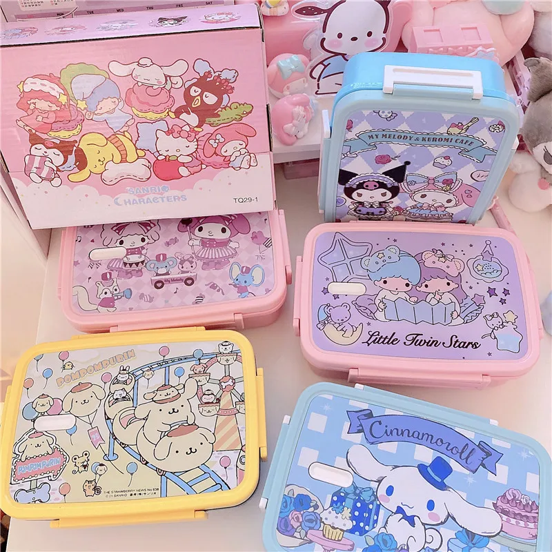 20*15 см Kuromi Cinnamoroll нержавеющая сталь, двухслойная термоизоляционная коробка, портативная тонкая тарелка для салата, фруктов
20*15 см Kuromi Cinnamoroll нержавеющая сталь, двухслойная термоизоляционная коробка, портативная тонкая тарелка для салата, фруктов