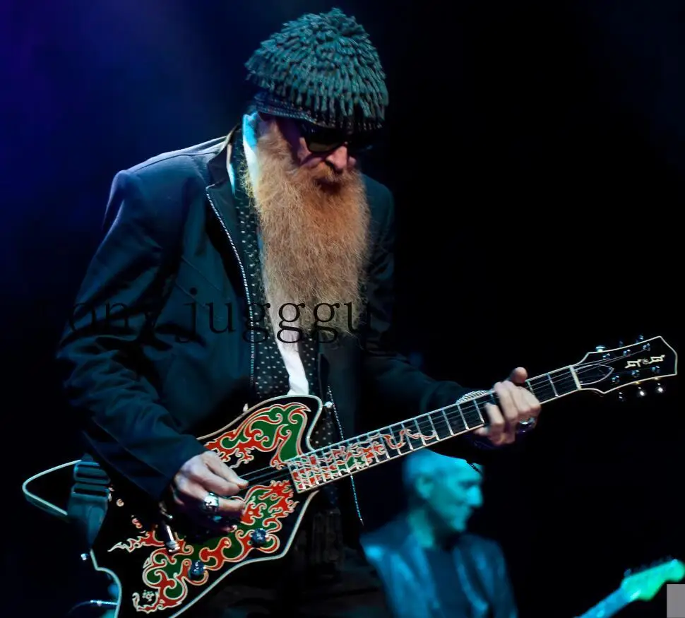 ZZ Top G6199 Билли Бо Юпитер Билли Гиб черный Thunderbird электрическая гитара круглые входные Джеки, стандартная, золотая фурнитура
ZZ Top G6199 Билли Бо Юпитер Билли Гиб черный Thunderbird электрическая гитара круглые входные Джеки, стандартная, золотая фурнитура