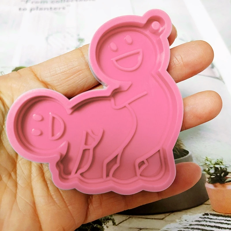 Valentine's Day Funny Keychain UV Crystal Epoxy Mold DIY Crafts Jewelry Hanging Pendant Ornaments Resin Silicone Mould
Valentine's Day Funny Keychain UV Crystal Epoxy Mold DIY Crafts Jewelry Hanging Pendant Ornaments Resin Silicone Mould
