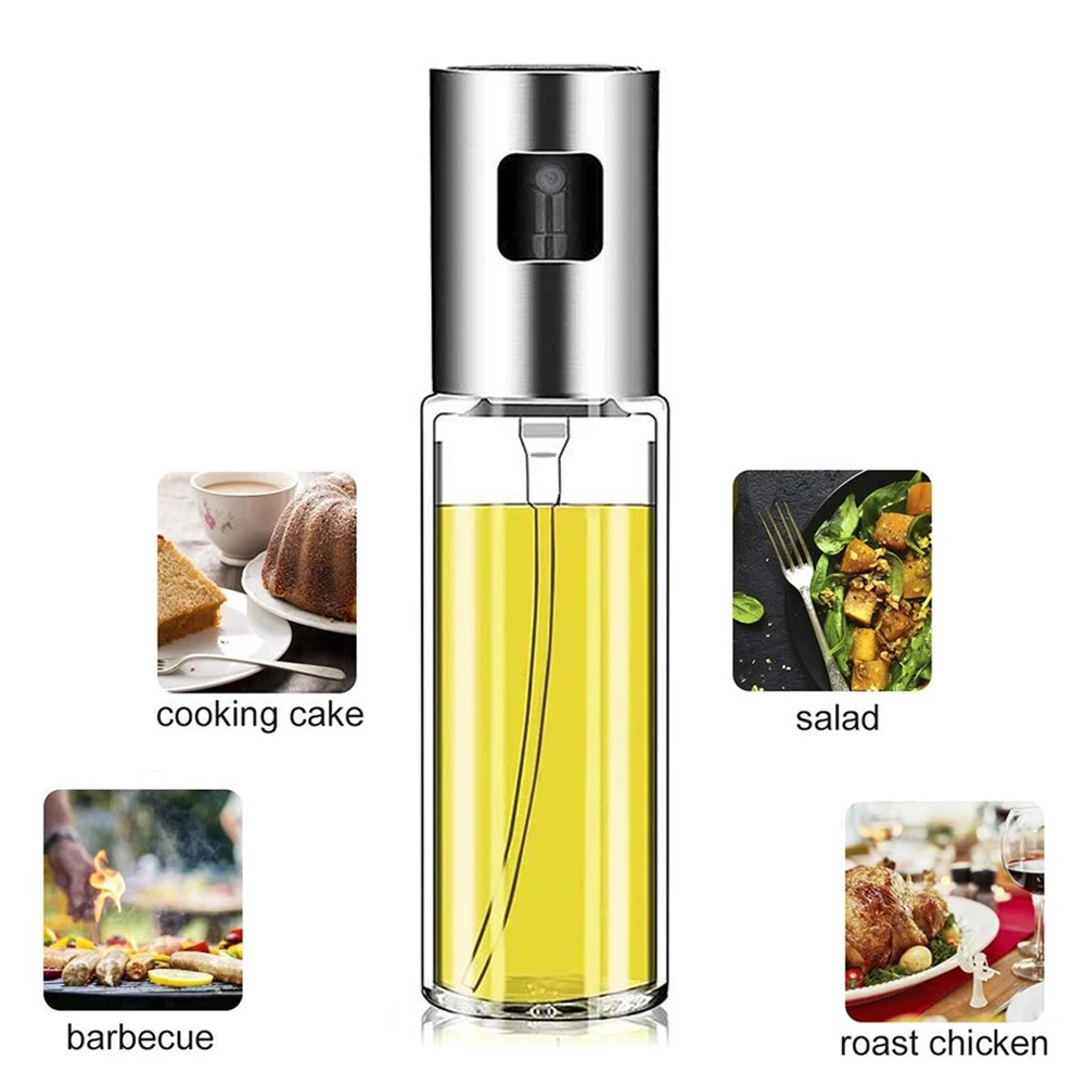 100ml Kitchen Stainless Steel Olive Oil Sprayer Bottle Pump Oil Pot Leak-proof Grill BBQ Sprayer Oil Dispenser BBQ Cookware Tool
100ml Kitchen Stainless Steel Olive Oil Sprayer Bottle Pump Oil Pot Leak-proof Grill BBQ Sprayer Oil Dispenser BBQ Cookware Tool