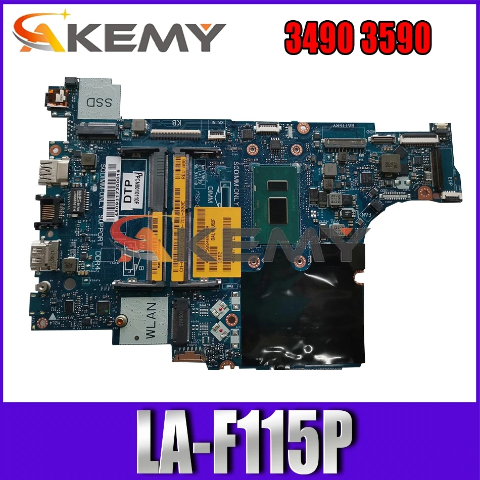 Абсолютно новая материнская плата для DELL Latitude 3490 3590, CAL50/DAL10 LA-F115P процессор 3865U CN-0X09M0 X09M0, материнская плата 100% протестирована
Абсолютно новая материнская плата для DELL Latitude 3490 3590, CAL50/DAL10 LA-F115P процессор 3865U CN-0X09M0 X09M0, материнская плата 100% протестирована