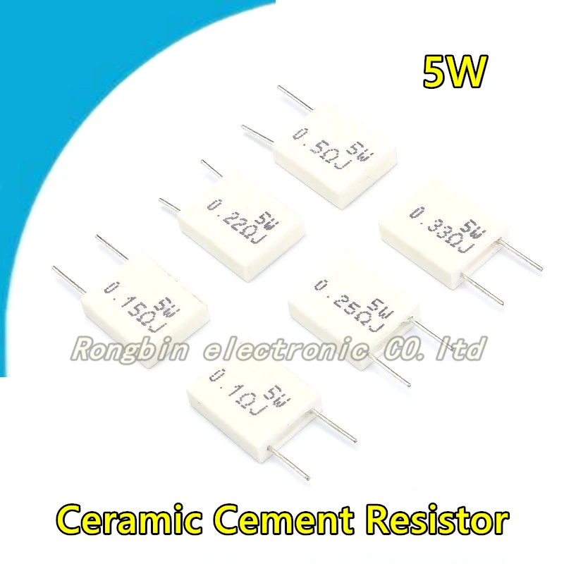 10PCS The resistance of 5W non-inductive ceramic cement is 0.01/0.015/0.02/0.22/0.25/0.33/0.47/0.5rohm.
10PCS The resistance of 5W non-inductive ceramic cement is 0.01/0.015/0.02/0.22/0.25/0.33/0.47/0.5rohm.