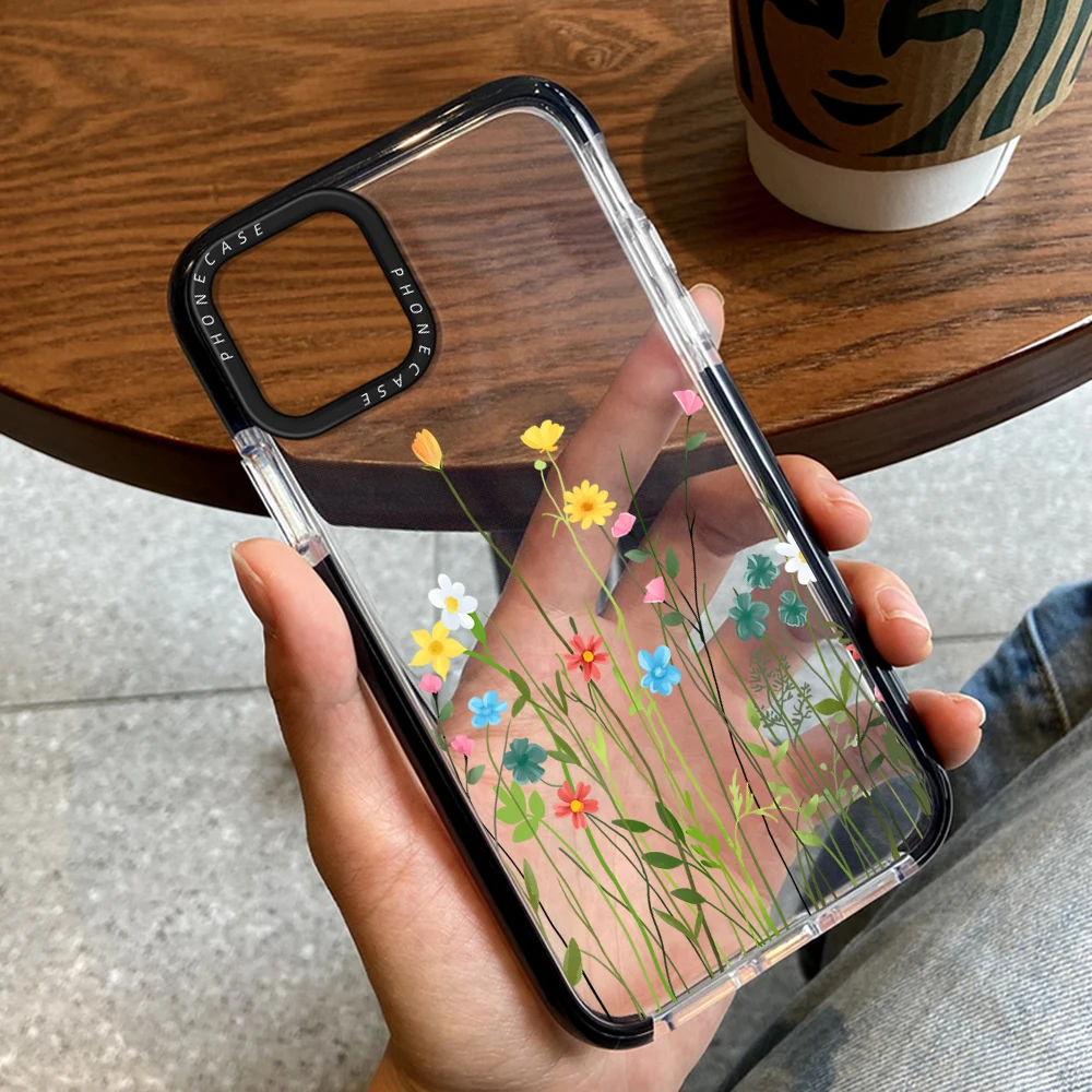 Flowers Floral Phone Case for iPhone 14ProMax 13Pro 12ProMax Soft Cover for iPhone 14 14Plus 11 Pro Max Transparent Capas
Flowers Floral Phone Case for iPhone 14ProMax 13Pro 12ProMax Soft Cover for iPhone 14 14Plus 11 Pro Max Transparent Capas