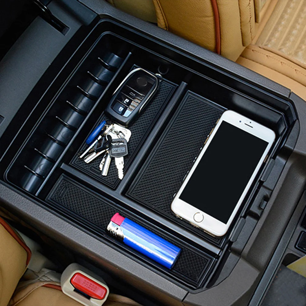 Black ABS Car Central Armrest Console Storage Box For Toyota For Land For Cruiser Organizer Container Holder Tray Accessories
Black ABS Car Central Armrest Console Storage Box For Toyota For Land For Cruiser Organizer Container Holder Tray Accessories