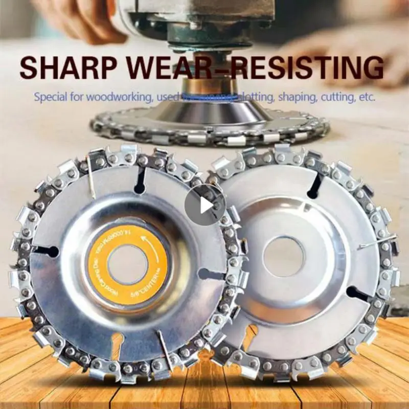 125mm Grinding Machine Disc Chain Grinder Woodworking Disc Grooving Machine Chains Disc Wood Carving Cutting Disc Angle Grinder
125mm Grinding Machine Disc Chain Grinder Woodworking Disc Grooving Machine Chains Disc Wood Carving Cutting Disc Angle Grinder