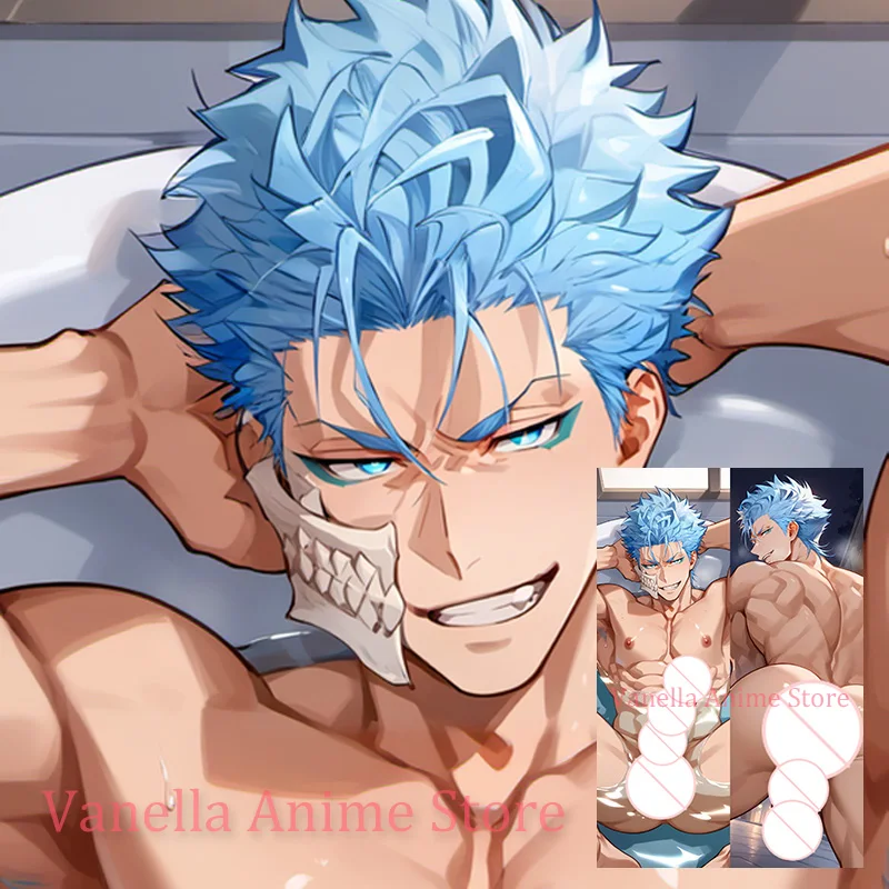 Dakimakura Grimmjow Jeagerjaques аниме двухсторонняя наволочка с принтом для тела в натуральную