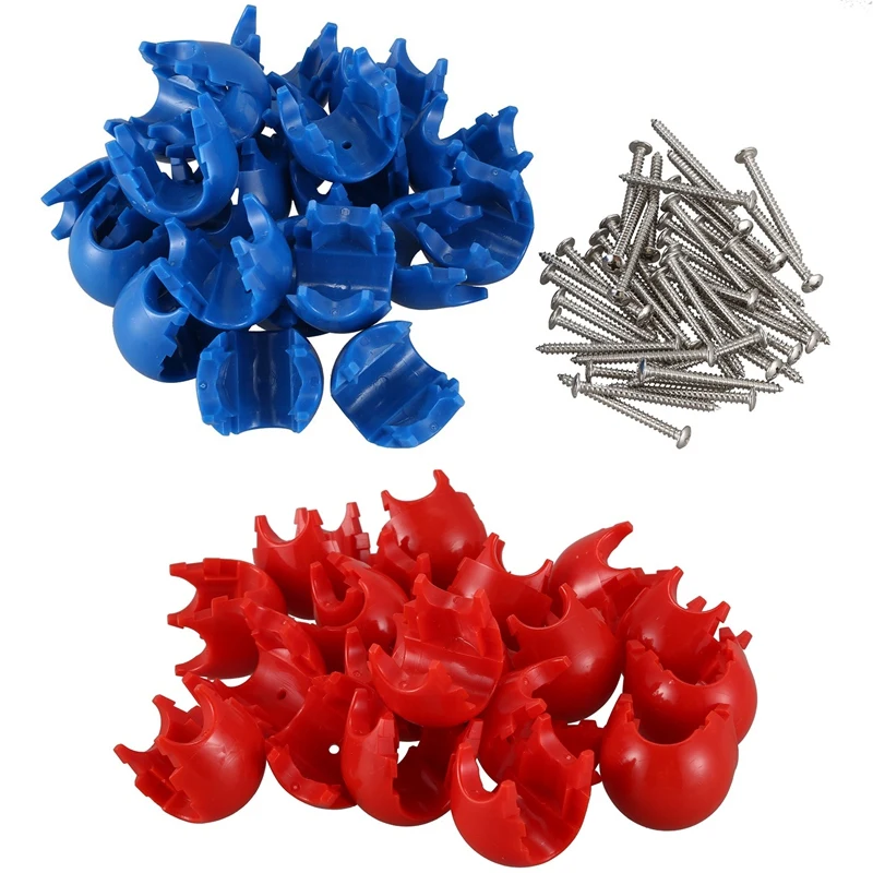 20Pcs Climbing Rope Net Plastic Connector Net Buckle Climbing Accessories Red & Blue
20Pcs Climbing Rope Net Plastic Connector Net Buckle Climbing Accessories Red & Blue