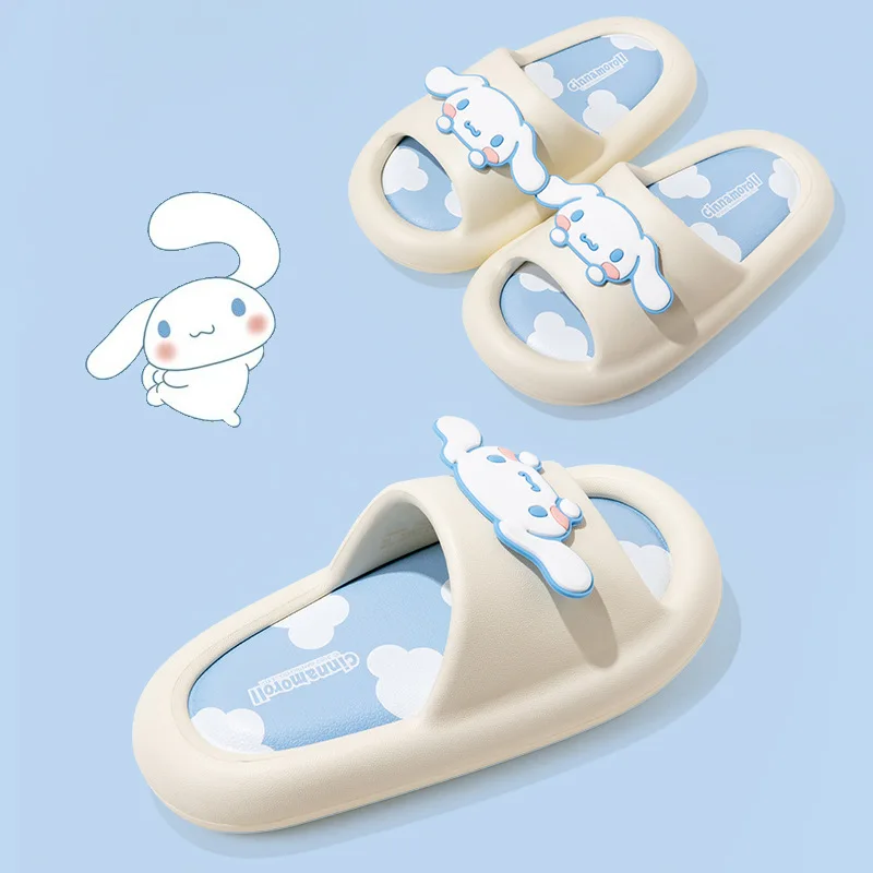 Шлепанцы kawaii аниме Sanrios Cinnamoroll Kuromi Mymelody Мультяшные детские шлепанцы на толстой платформе облако Eva Мягкая подошва сланцы пляжные сандалии
Шлепанцы kawaii аниме Sanrios Cinnamoroll Kuromi Mymelody Мультяшные детские шлепанцы на толстой платформе облако Eva Мягкая подошва сланцы пляжные сандалии