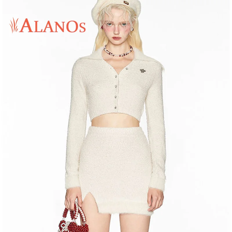 Костюм ALANOS с длинным рукавом, плюшевый вязаный костюм, Кардиган с длинным рукавом, мини-юбка, укороченный топ с V-образным вырезом, уличный ко...
Костюм ALANOS с длинным рукавом, плюшевый вязаный костюм, Кардиган с длинным рукавом, мини-юбка, укороченный топ с V-образным вырезом, уличный ко...