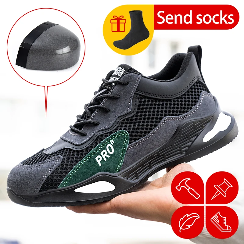Safety Work Shoes Men Anti-Smashing Indestructible Steel Toe Cap Puncture-Proof Boots Lightweight Male Sofe Women Cosy Sneakers
Safety Work Shoes Men Anti-Smashing Indestructible Steel Toe Cap Puncture-Proof Boots Lightweight Male Sofe Women Cosy Sneakers