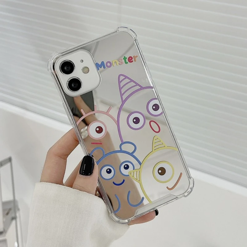 Cute Graffiti Monster Makeup Mirror Clear Phone Case For iPhone 13 11 12 Pro X XR XS Max 13MINI 7 8Plus Cartoon Shockproof Cover
Cute Graffiti Monster Makeup Mirror Clear Phone Case For iPhone 13 11 12 Pro X XR XS Max 13MINI 7 8Plus Cartoon Shockproof Cover