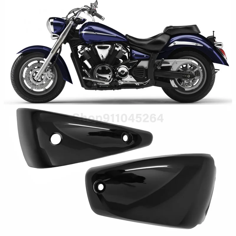 Black Motorcycle Battery Cover Left Right Fairing Sdie Protect Guard Accessories Fit For Yamaha V-Star 1300 XVS1300 2007-2017
Black Motorcycle Battery Cover Left Right Fairing Sdie Protect Guard Accessories Fit For Yamaha V-Star 1300 XVS1300 2007-2017