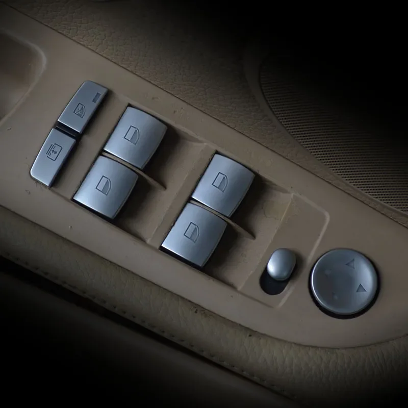 Chrome ABS Door Window Glass Lifter Switch Buttons Cover Trim Decal E90 2005-2012 Car Interior Accessories
Chrome ABS Door Window Glass Lifter Switch Buttons Cover Trim Decal E90 2005-2012 Car Interior Accessories