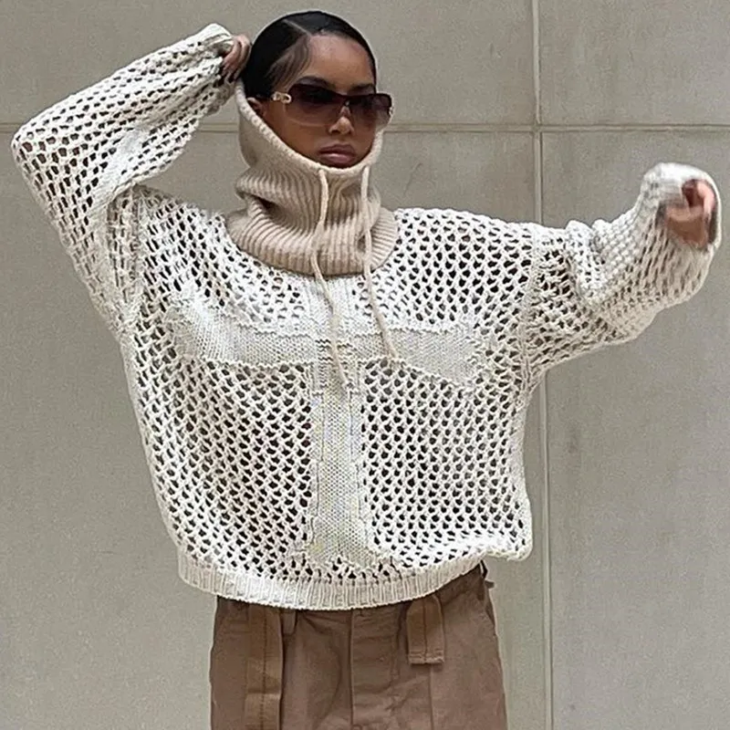 Y2k Harajuku Hollow Out Knit Pullovers Crewneck Vintage Top Fairycore Grunge Top Fashion Loose Retro Smock Sweater Summer Shirts
Y2k Harajuku Hollow Out Knit Pullovers Crewneck Vintage Top Fairycore Grunge Top Fashion Loose Retro Smock Sweater Summer Shirts
