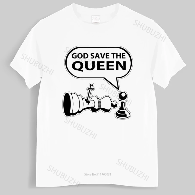 Cotton Tshirt Men Crew Neck Tops God Save The Queen - Chess Chess Piece Chess Board T-Shirt Bigger Size Homme Black T-shirt
Cotton Tshirt Men Crew Neck Tops God Save The Queen - Chess Chess Piece Chess Board T-Shirt Bigger Size Homme Black T-shirt