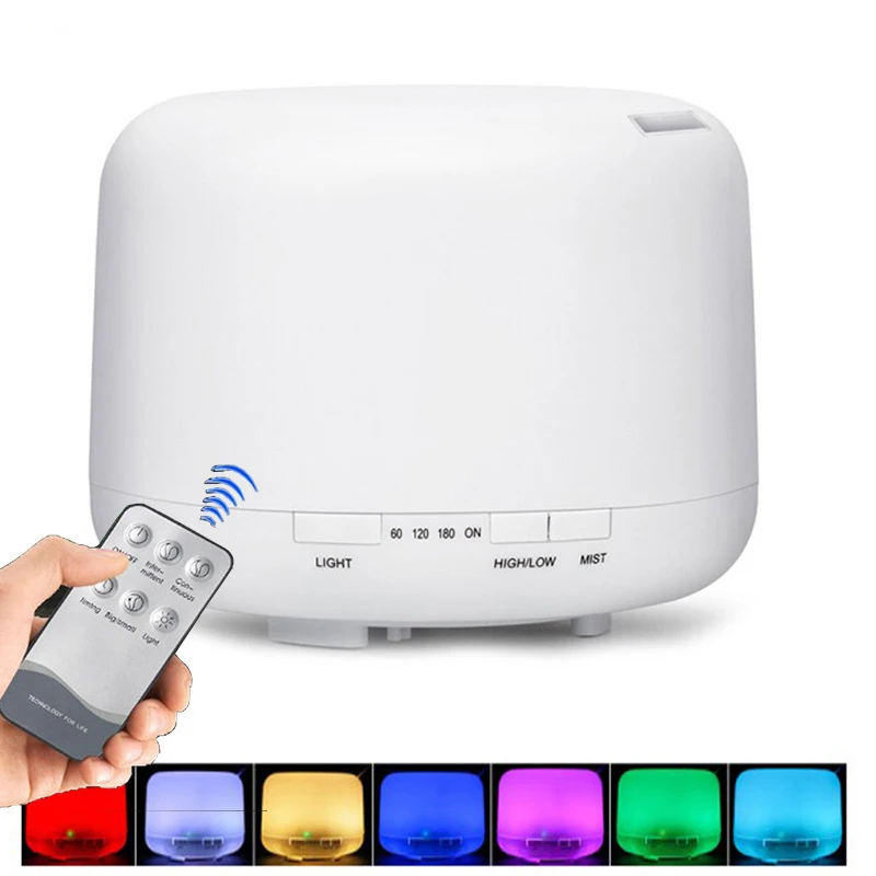 500ml Air Humidifier with Remote Humidifiers for Home Aromatherapy Aroma Essential Oil Diffuser Aromatic Home Appliance
500ml Air Humidifier with Remote Humidifiers for Home Aromatherapy Aroma Essential Oil Diffuser Aromatic Home Appliance