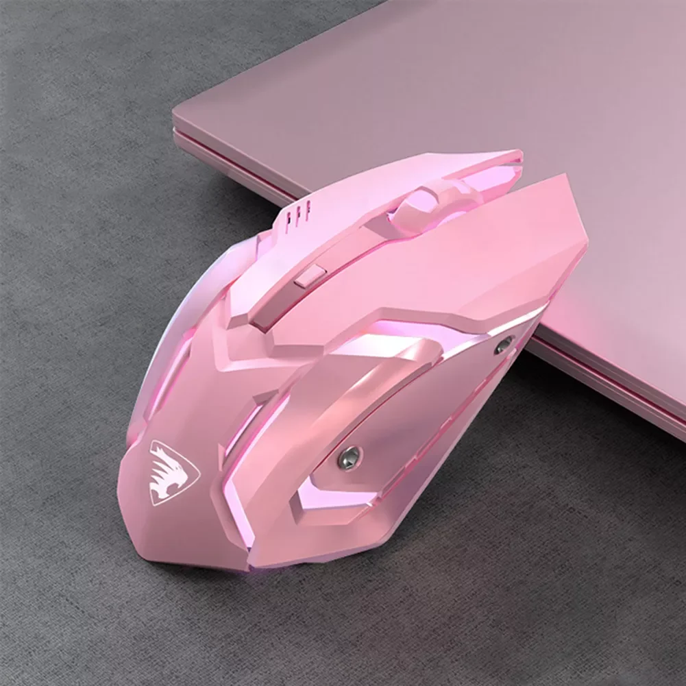 Wireless 2.4GHz USB Women Gaming Mouse 1600DPI LED Backlit Rechargeable Silent Mice For PC Laptop Pink / White
Wireless 2.4GHz USB Women Gaming Mouse 1600DPI LED Backlit Rechargeable Silent Mice For PC Laptop Pink / White