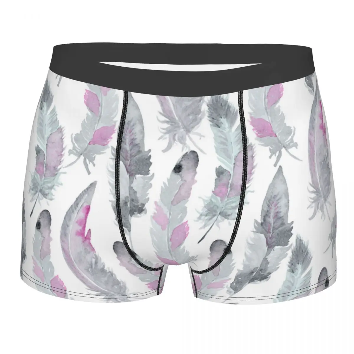 New Breathable Boxer Men Underwear Soft Watercolor Feathers Mens Boxers Man Breif
New Breathable Boxer Men Underwear Soft Watercolor Feathers Mens Boxers Man Breif