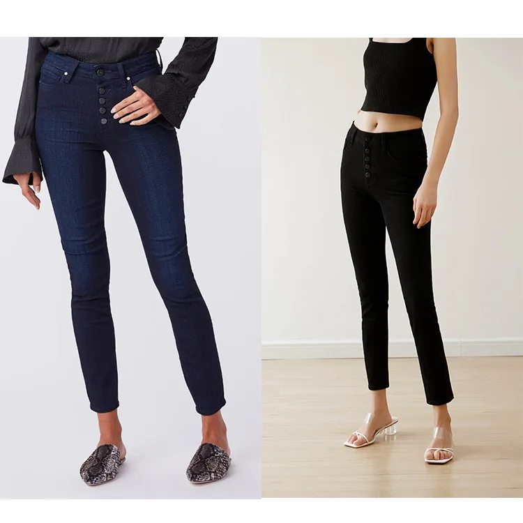 Леггинсы женские с завышенной талией, модные классические Брендовые брюки, повседневные универсальные джинсы FD, Осень-зима 
Леггинсы женские с завышенной талией, модные классические Брендовые брюки, повседневные универсальные джинсы FD, Осень-зима