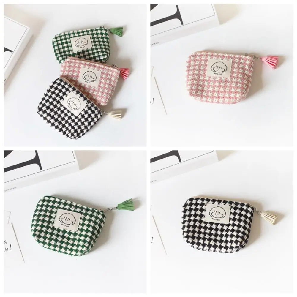 Plaid Plaid Mini Coin Purse Large Capacity Makeup Bag Tampon Organizer Korean Style Candy Color Sanitary Napkin Storage Bag
Plaid Plaid Mini Coin Purse Large Capacity Makeup Bag Tampon Organizer Korean Style Candy Color Sanitary Napkin Storage Bag