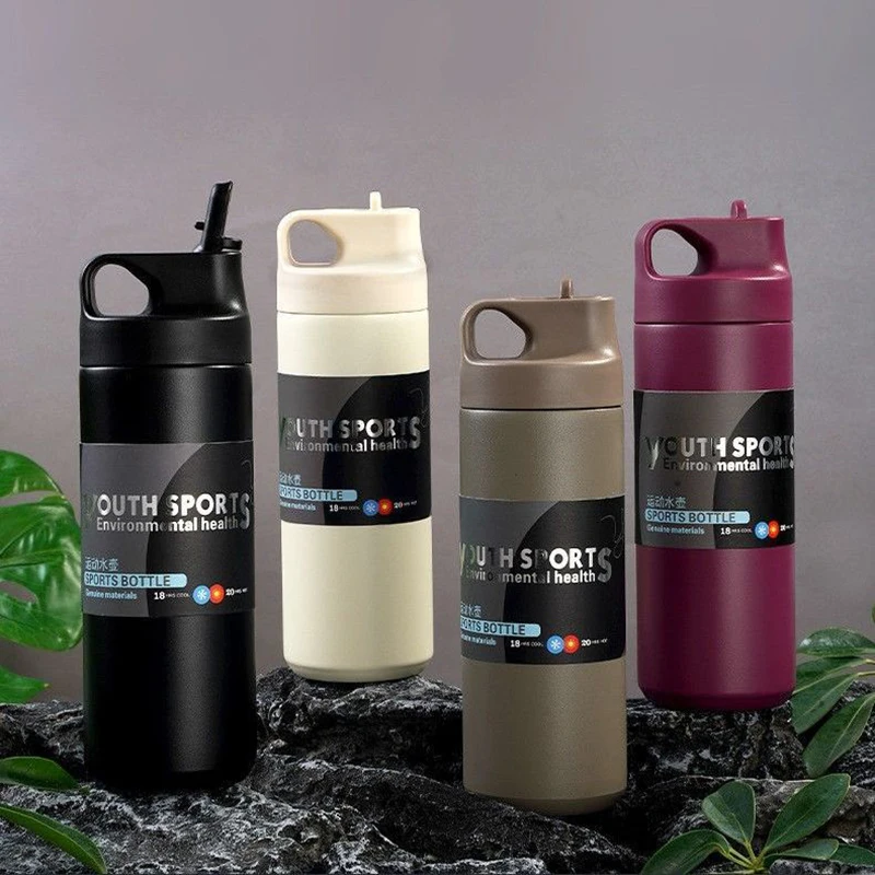 Thermos with Straw Bottle Stainless Steel Vacuum Flask Insulated Water Bottle Travel Cup Children Termica with Carry Handle Gym
Thermos with Straw Bottle Stainless Steel Vacuum Flask Insulated Water Bottle Travel Cup Children Termica with Carry Handle Gym