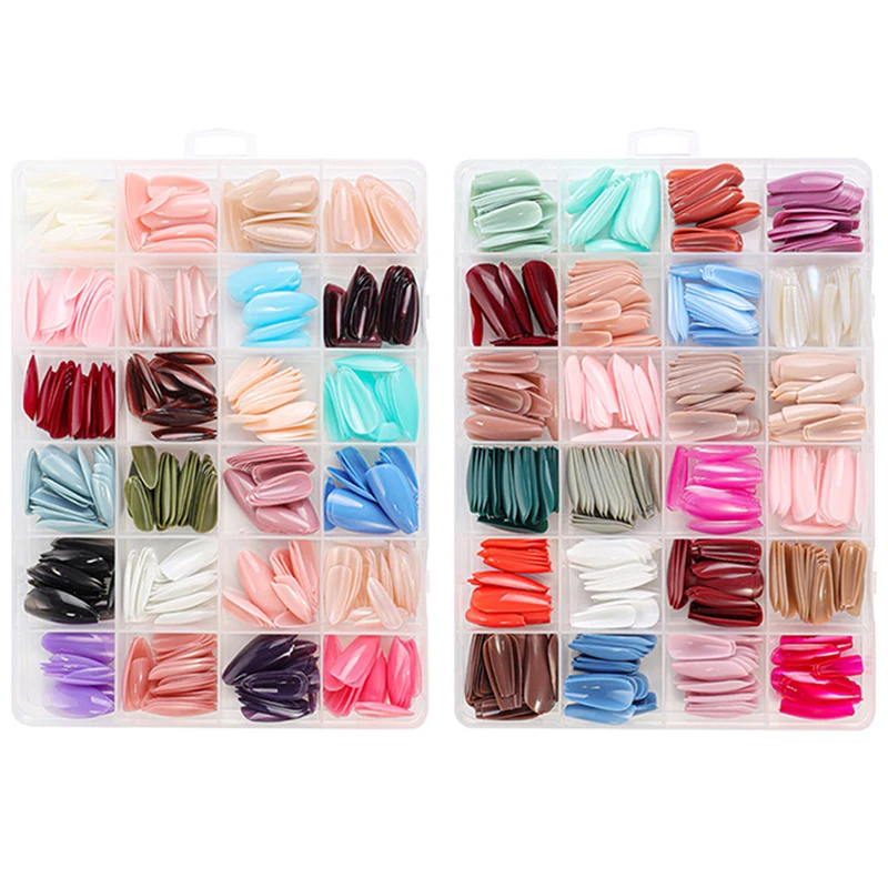 576Pcs/box Artificial Nail Sets Kits Tools False Nail Press On Nails Acrylic Extension Coffin Forms Nail Tips Gel Nail Polish
576Pcs/box Artificial Nail Sets Kits Tools False Nail Press On Nails Acrylic Extension Coffin Forms Nail Tips Gel Nail Polish