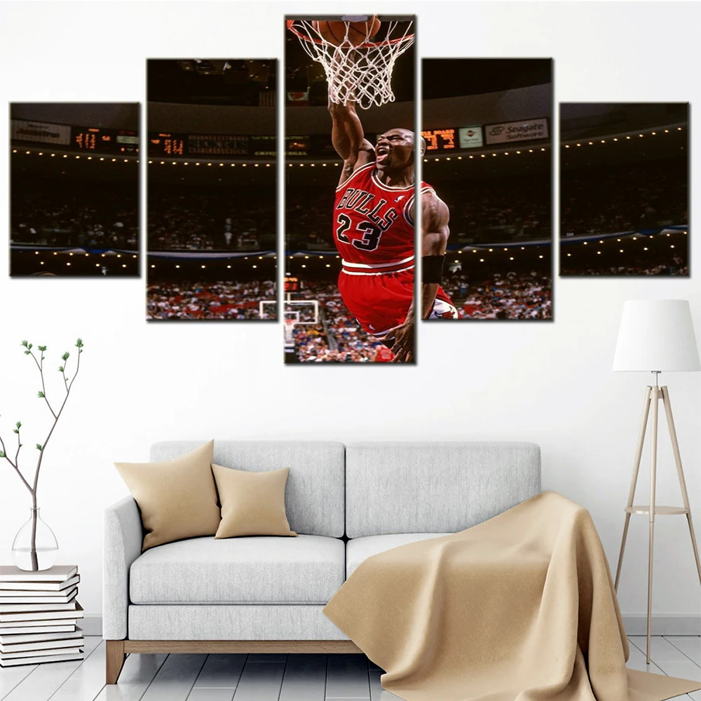 Aesthetic Room Decor Canvas Painting Wall Art Pictures 5 Pieces Poster Famous Basketball Superstar Michael Nordic Home Decor
Aesthetic Room Decor Canvas Painting Wall Art Pictures 5 Pieces Poster Famous Basketball Superstar Michael Nordic Home Decor
