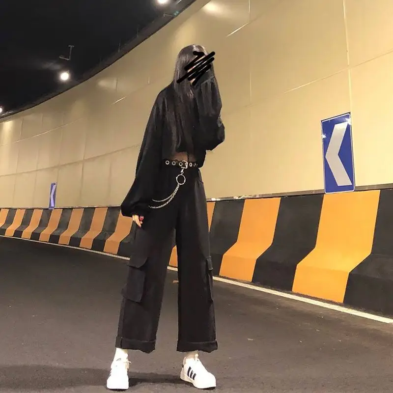 Womenswear 2023 New Fashion Pants Korean Version of Loose-fitting Female Students Wearing Thin Broad-legged Cargo Pants
Womenswear 2023 New Fashion Pants Korean Version of Loose-fitting Female Students Wearing Thin Broad-legged Cargo Pants