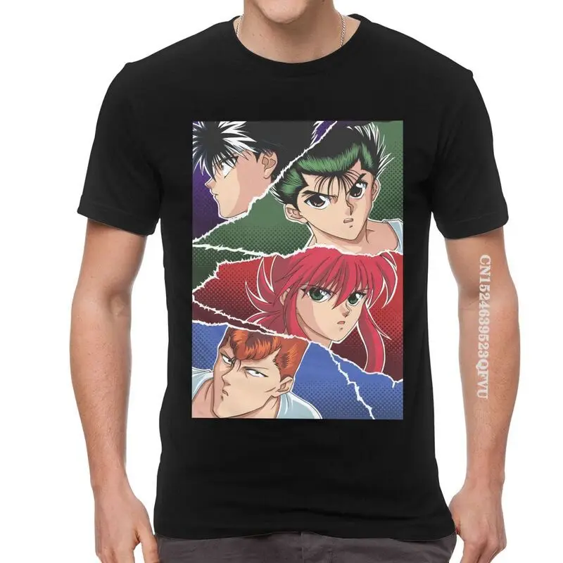 Yu Yu Hakusho T Shirts Men Cotton Oversized Tshirts Men Manga Yusuke Urameshi Kurama Hiei Kuwabara Tee Graphic Tshirts EMO Men
Yu Yu Hakusho T Shirts Men Cotton Oversized Tshirts Men Manga Yusuke Urameshi Kurama Hiei Kuwabara Tee Graphic Tshirts EMO Men
