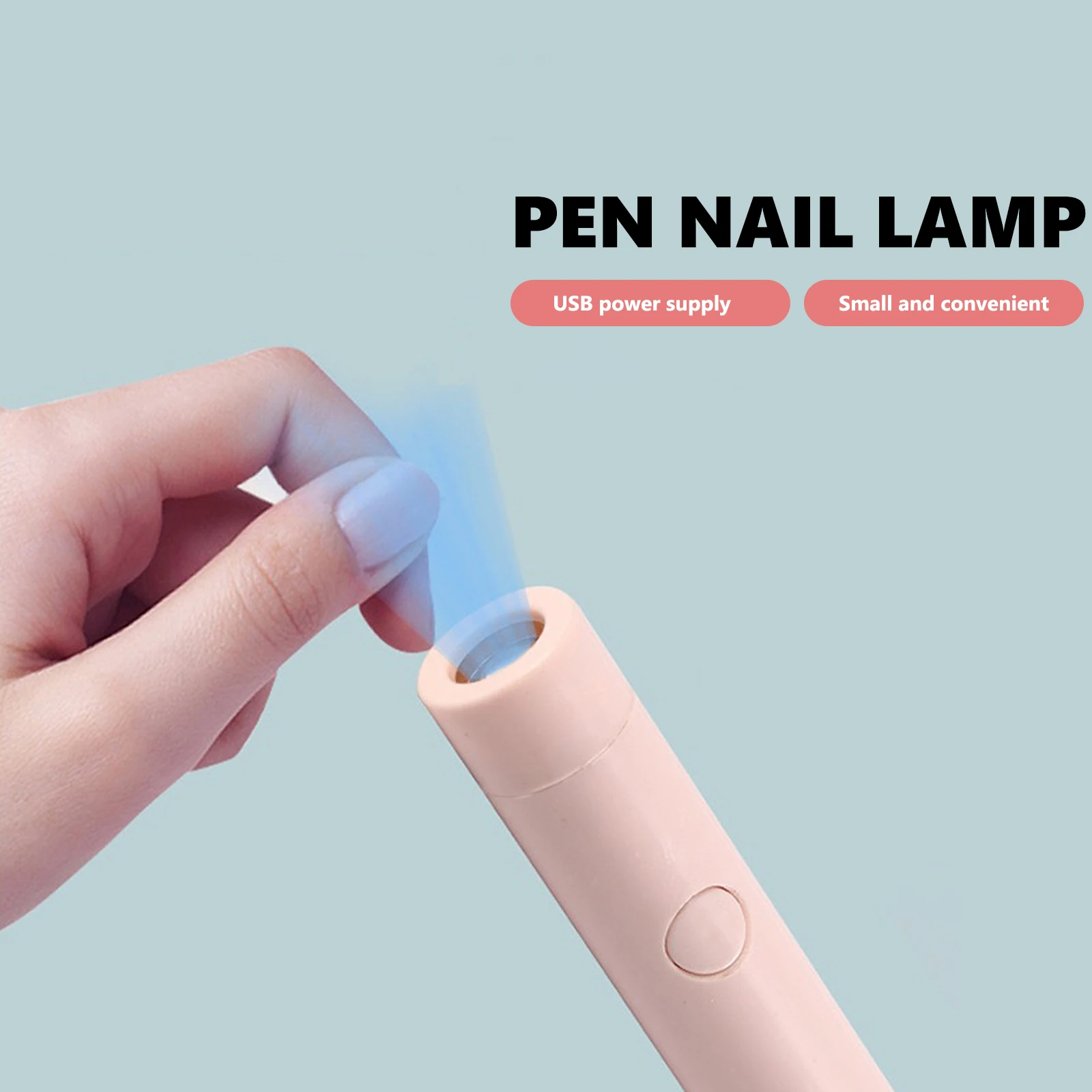 Mini Battery Storage Nail Lamp USB Portable Flashlight Pen Type LED Light Therapy Machine Ultraviolet Nail Baking Lamp
Mini Battery Storage Nail Lamp USB Portable Flashlight Pen Type LED Light Therapy Machine Ultraviolet Nail Baking Lamp