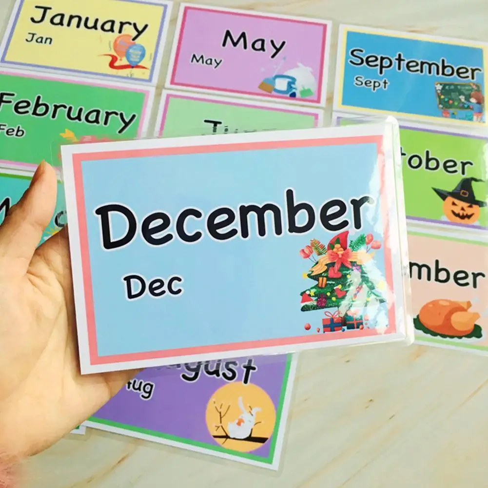 A-z Educational Flash Cards Kids Educational Kid 12 Learning English Word Months K5b6
A-z Educational Flash Cards Kids Educational Kid 12 Learning English Word Months K5b6