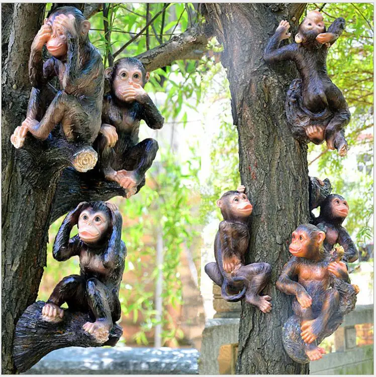 Pastoral Simulation Animal Resin Monkey Crafts Decoartion Garden Landscape Figurines Ornaments Outdoor Courtyard Furnishing Art
Pastoral Simulation Animal Resin Monkey Crafts Decoartion Garden Landscape Figurines Ornaments Outdoor Courtyard Furnishing Art
