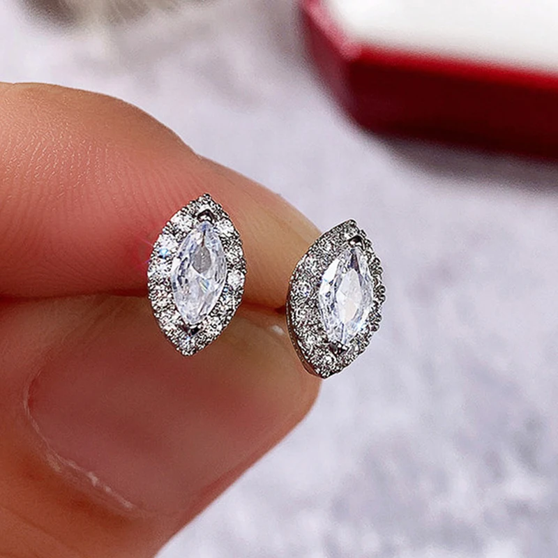 2022 Simple Marquise Shaped Ear Stud for Women Low-key Bride Wedding Earrings Daily Wear Versatile Accessories Fashion Jewelry
2022 Simple Marquise Shaped Ear Stud for Women Low-key Bride Wedding Earrings Daily Wear Versatile Accessories Fashion Jewelry