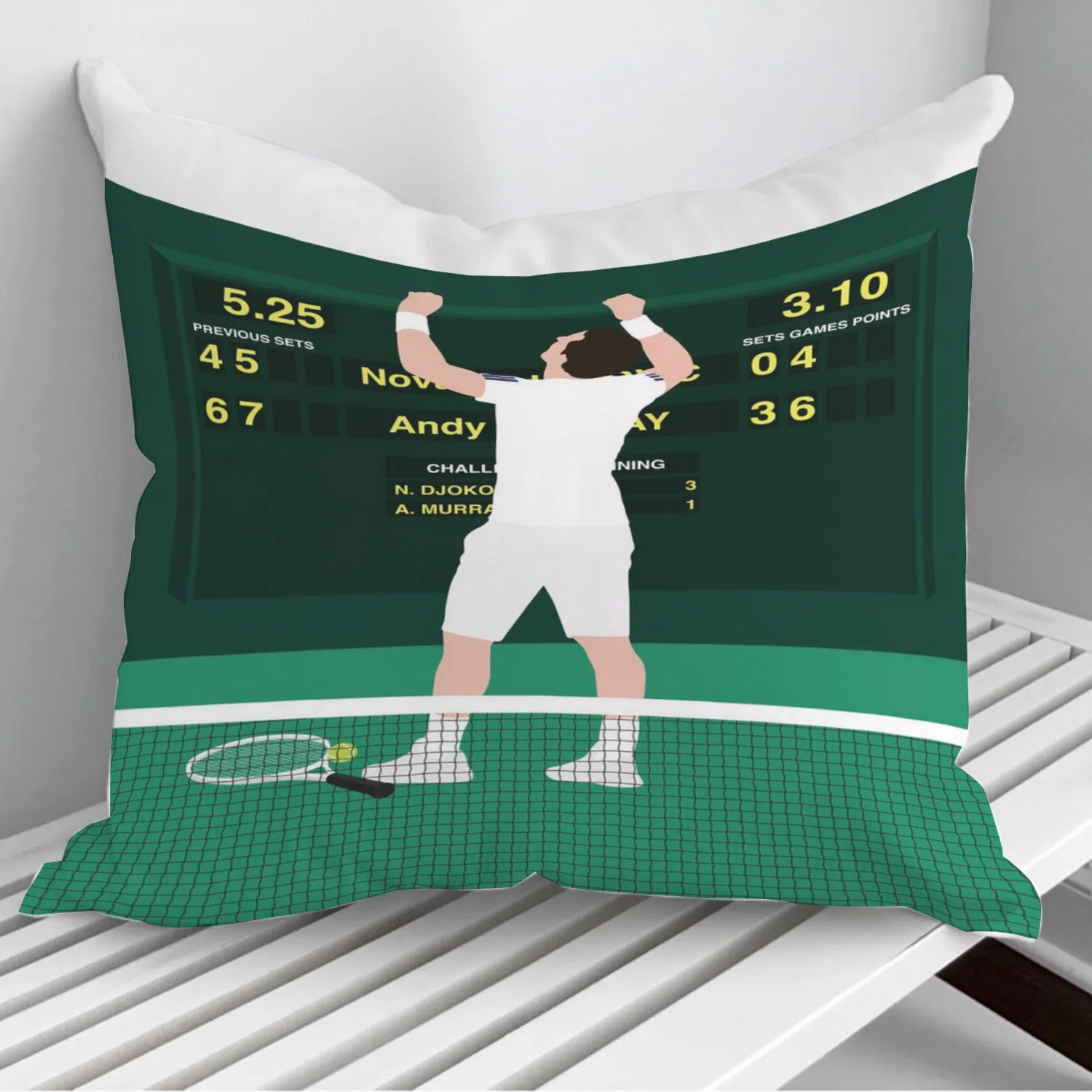 Andy Murray Wimbledon Simple Cushion Cover Light Luxury Modern Sofa Bedroom Model Living Room Pillow Cover
Andy Murray Wimbledon Simple Cushion Cover Light Luxury Modern Sofa Bedroom Model Living Room Pillow Cover