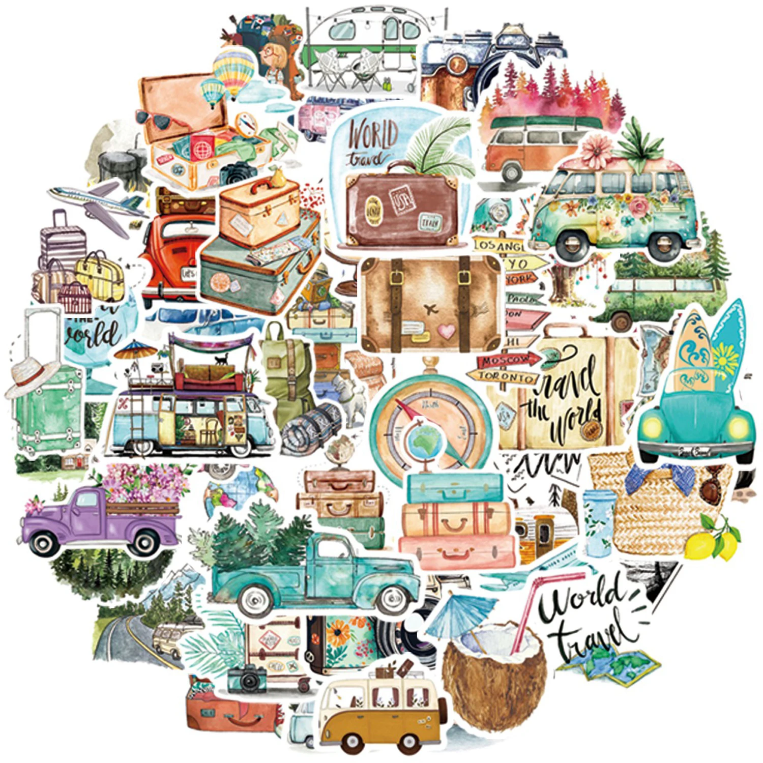 10/50pcs Outdoor Travel Stickers Pack DIY Scrapbooking Phone Luggage Laptop Car Skateboard Decorative Waterproof Graffiti Decals
10/50pcs Outdoor Travel Stickers Pack DIY Scrapbooking Phone Luggage Laptop Car Skateboard Decorative Waterproof Graffiti Decals