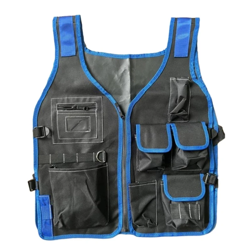 Breathable Tool Vest Top Reflective Strips Multi-pocket Adjustable Tool Drop ship
Breathable Tool Vest Top Reflective Strips Multi-pocket Adjustable Tool Drop ship