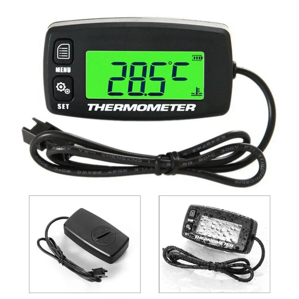 Professional For Motorcycle With Sensor Digital Thermometer ATV Thermometer LCD Display Engine Temperature Gauge
Professional For Motorcycle With Sensor Digital Thermometer ATV Thermometer LCD Display Engine Temperature Gauge