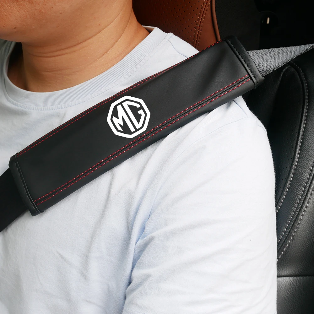 For MG Leather Car Seat Belt Cover Protect shoulders Car Decoration Strap Pad for MG LOGO Auto Interior accessoires
For MG Leather Car Seat Belt Cover Protect shoulders Car Decoration Strap Pad for MG LOGO Auto Interior accessoires